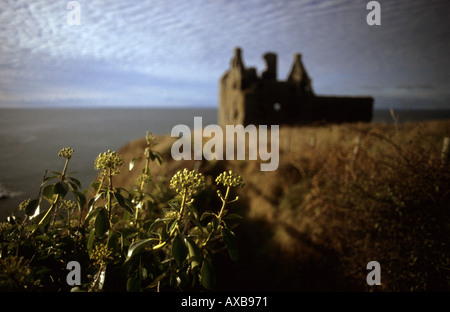 Château près de Portpatrick Dunskey Banque D'Images