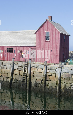 Numéro de motif 1 Rockport Harbor Massachusetts Banque D'Images