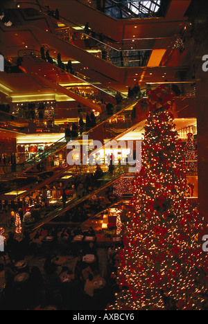 Décoration de Noël, Trump Tower, 5e Avenue, Manhattan, New York, USA Banque D'Images