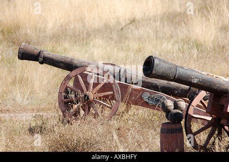 Canons de style ancien Banque D'Images