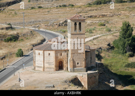 Templar, Iglesia de la Vera Cruz, Segovia, Espagne Banque D'Images