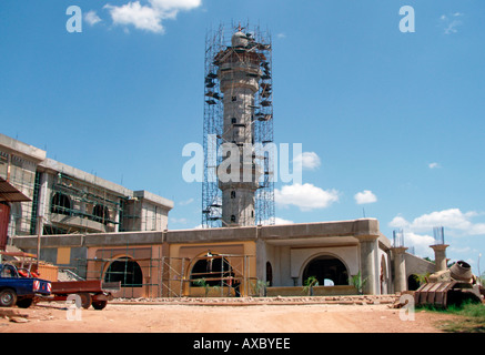 Ancienne mosquée de Kampala en construction sur l'ancienne colline de Kampala, Ouganda Banque D'Images