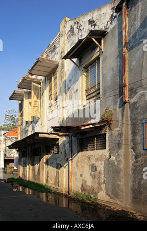 Vieux bâtiments coloniaux néerlandais, Semarang, Java, Indonésie Banque D'Images