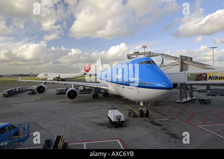 Vol Air France KLM à l'aéroport de Kuala Lumpur en Malaisie Banque D'Images