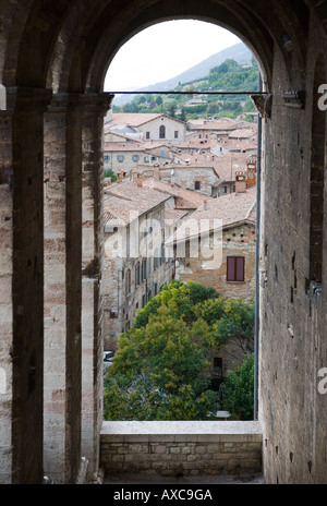 Gubbio Ombrie Italie Italia ville italienne Citta Ville Cité Médiévale Banque D'Images
