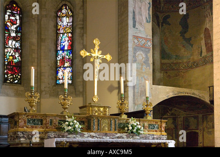 Église de San Francesco assisi ombrie italie Banque D'Images