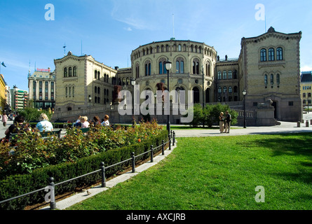 Bâtiment du Parlement européen.Oslo Norvège. Banque D'Images