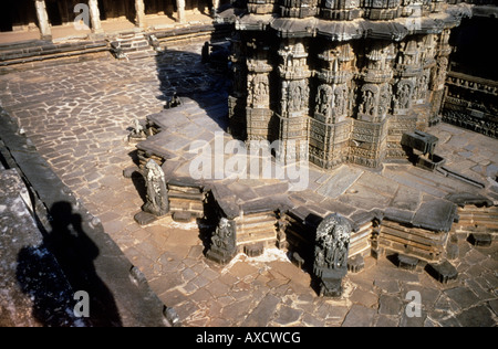 Somnathpur temple kesava culte, l'Inde du sud Banque D'Images