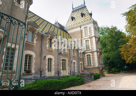 Le Chateau de Corton, Pierre André, 'Corton-Andre'. Beaune, Côte de Beaune, d'Or, Bourgogne, France Banque D'Images