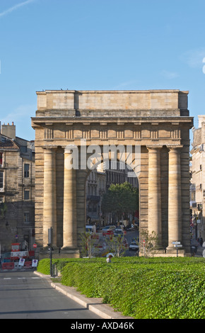 Porte Bourgogne ou des Salinieres. Ville de Bordeaux, Aquitaine, Gironde, France Banque D'Images