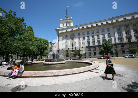 Des édifices gouvernementaux à Sofia Banque D'Images