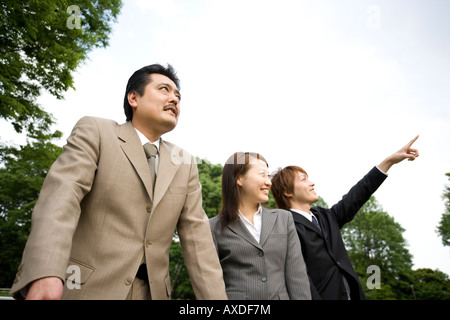 Portrait de trois hommes d'affaires Banque D'Images