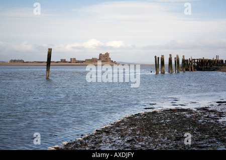 Château de l'île de Walney Piel près de Barrow in Furness Cumbria Sud Banque D'Images