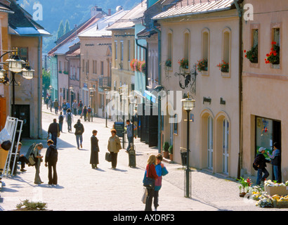 Kremnica ville remonte à l'an 1328 en Slovaquie Banque D'Images