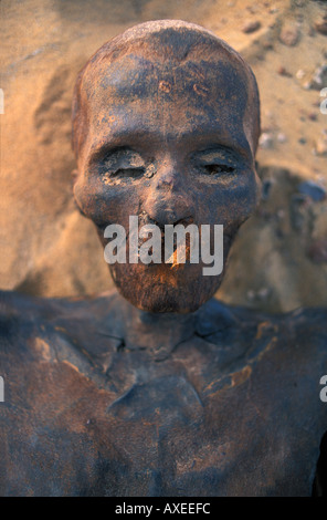 Achaeology et momies à Dakhla Oasis, Egypte Banque D'Images