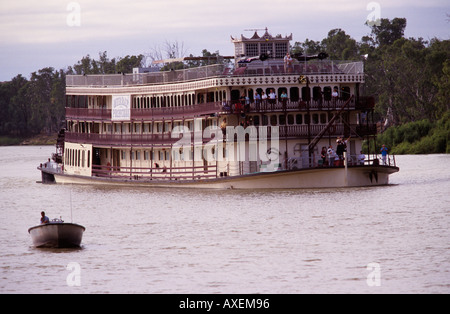 Riverland Paddlesteamer horizontale d'Australie du Sud Banque D'Images