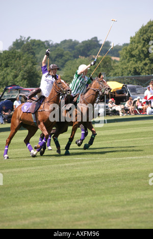 La demi-finale de la Gold Cup Veueve Clicquot Polo à Cowdray Park Polo Club Juillet 2005 Banque D'Images