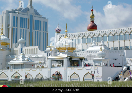 Voir d'Atlantic City ,casino Taj Mahal en avant, Atlantic City, New Jersey, USA Banque D'Images