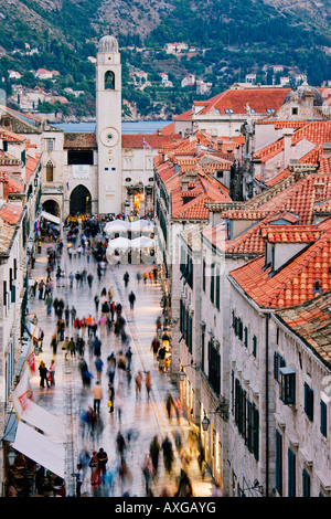 Vieille ville de Dubrovnik, Croatie Banque D'Images