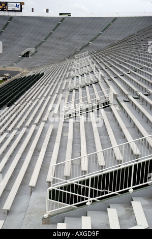 Michigan State University vide ou terrain de football stadium Banque D'Images