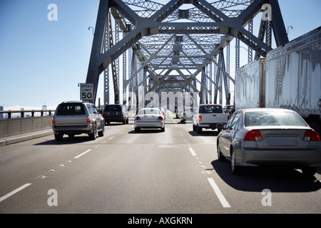 Le Bay Bridge, San Francisco, California, USA Banque D'Images