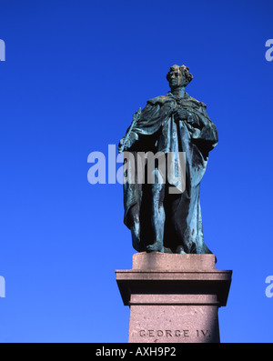 Statue du Roi George IV à Édimbourg, Écosse Banque D'Images