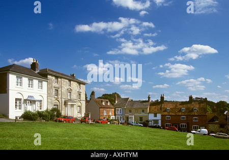 UK Angleterre Marlborough Wiltshire Le Vert Banque D'Images