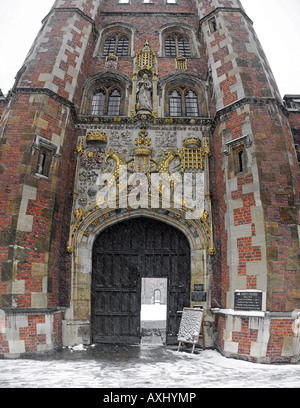 St John's College.Le dimanche de Pâques 2008. Cambridge. Le Cambridgeshire. L'East Anglia. UK. Banque D'Images