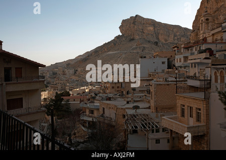 Maaloula Ma'loula Syrie village de montagne Banque D'Images