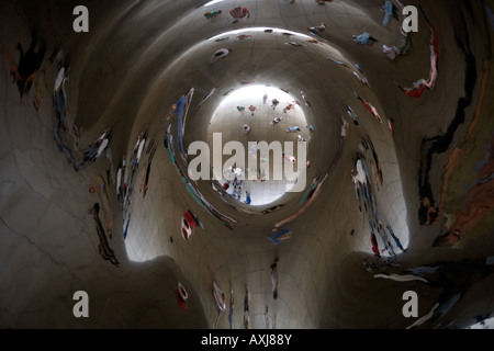 Anish Kapoor's sculpture en acier inoxydable "Cloud Gate" im Millenium Park von Chicago Banque D'Images