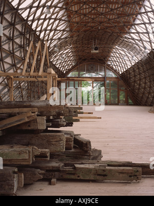 Le DOWNLAND GRIDSHELL WEALD ET DOWNLAND OPEN AIR MUSEUM Banque D'Images