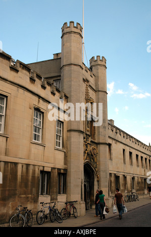 Maison de gardien au Christ's College à Saint Andrew's Street à Cambridge Banque D'Images