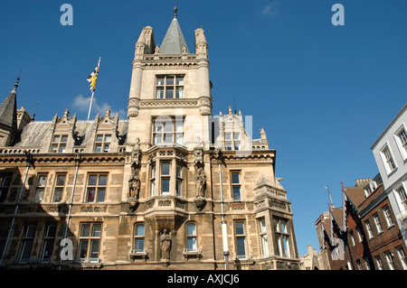 Tree Court, à l'angle sud-est de Gonville et Caius College à Cambridge, UK Banque D'Images