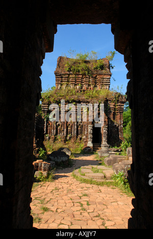 Mon fils Temples Hindous complexe , province de Quang Nam Vietnam Banque D'Images