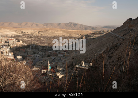 Maaloula Ma'loula Syrie village de montagne Banque D'Images