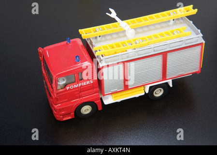 Fire Engine Toy, close-up Banque D'Images