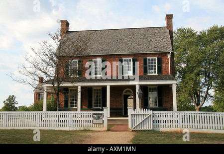 Le Clover Hill Tavern à Appomattox Court House National Historical Park, en Virginie. Banque D'Images