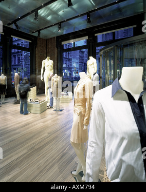 Boutique de mode Prada Banque D'Images
