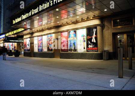 Allée Shubert Theatre de New York City Banque D'Images