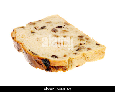 Tranche de pain Hot Cross Bun Banque D'Images