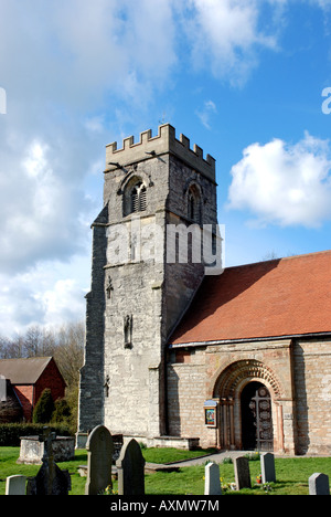 Église Saint Nicolas, Ullenhall, Henley in Arden, Warwickshire, England, UK Banque D'Images