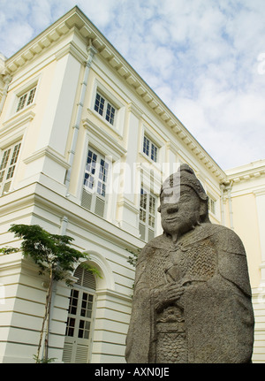 Musée des Civilisations Asiatiques Empress Place Singapore Statue du général Ming Banque D'Images