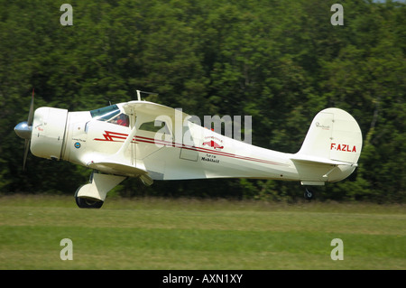 Hêtre Staggerwing Model 17 Staggerwing, french vintage air show, la Ferté Alais, France Banque D'Images