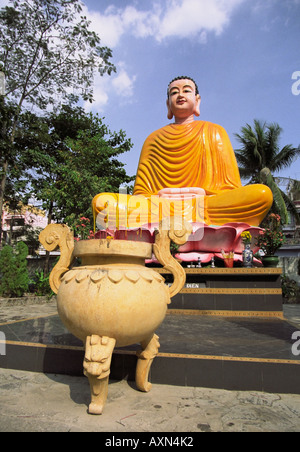 Statue de Bouddha, Ho Chi Minh City Banque D'Images