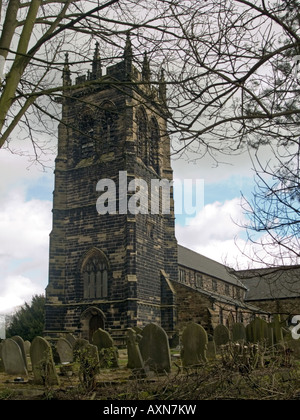 St Mary's Parish Church, Lymm, Cheshire Banque D'Images