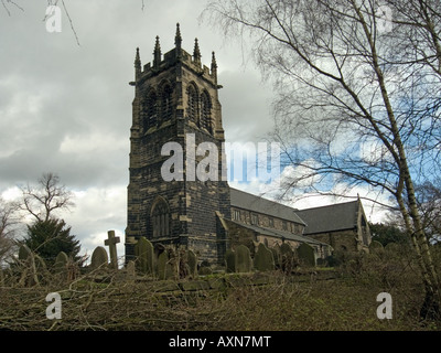 St Mary's Parish Church, Lymm, Cheshire Banque D'Images