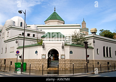 Mosquée de Paris Institut musulman de la Grande Mosquée de Paris Banque D'Images