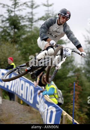 Coupe du Monde de vélo de montagne 2007 BRIAN LOPEZ USA Banque D'Images