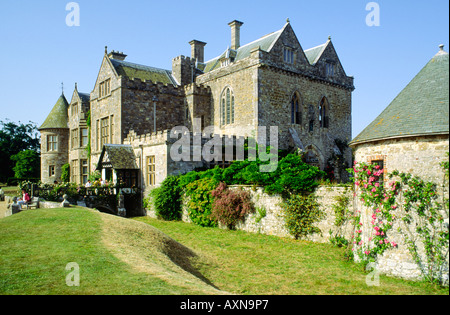 Le Palace chambre à Beaulieu, demeure de Lord Montagu. Hampshire, Angleterre. Banque D'Images