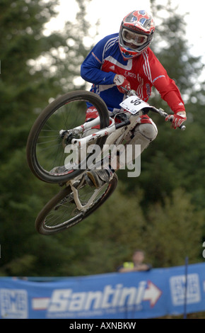 2007 COUPE DU MONDE DE VÉLO DE MONTAGNE Banque D'Images